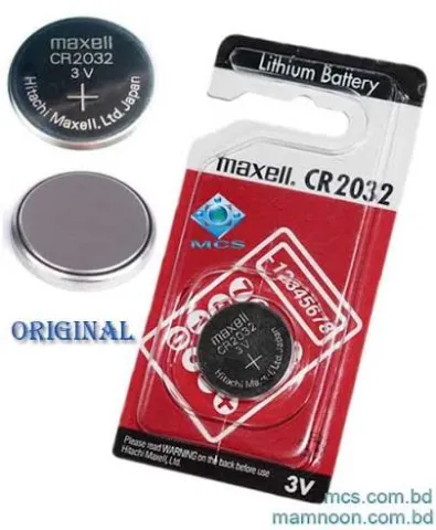 Maxell 3V Lithium Battery CR2032 for Motherboard, Car, Remote