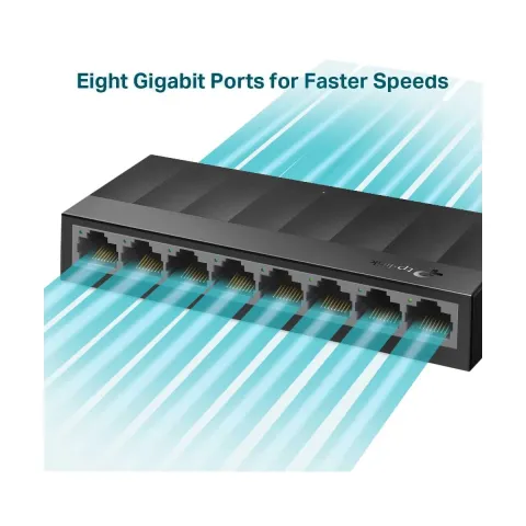 TP-Link LS1008G 8-Port 10/100/1000Mbps Gigabit Desktop Switch
