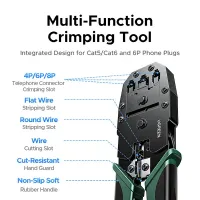 UGREEN NW304 (35971) Multifunction Networking Crimping Tool — photo 4