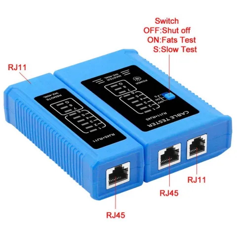 D-Link Networking Cable Tester, Compatible With - RJ45/RJ11/CAT5/CAT6 (Replica)
