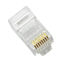 D-Link Cat-5 Transparent RJ45 Connector (100 units) — photo 1