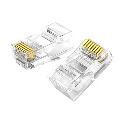 D-Link Cat-6 Transparent RJ45 Connector (100 units)