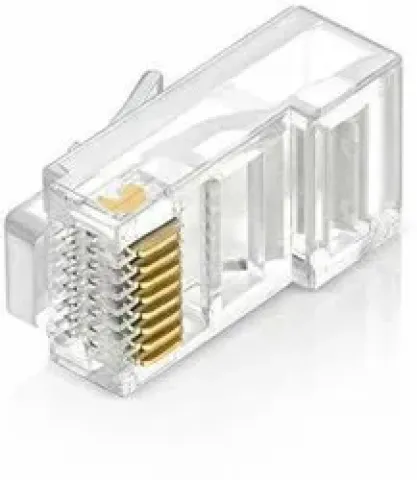 Orasix Cat-6 Transparent RJ45 Connector (100 units)
