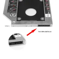 Laptop DVD to 2nd SSD/HDD Caddy Hard Drive Enclosures 12MM — photo 3
