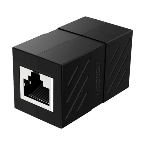 UGREEN NW114 (20390) CAT-7 RJ45 Female to Female Keystone Jack Black Coupler/Jointer