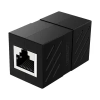 UGREEN NW114 (20390) CAT-7 RJ45 Female to Female Keystone Jack Black Coupler/Jointer — photo 1