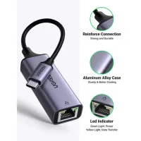 UGREEN CM199 (50737) USB Type-C to 10/100/1000M Ethernet Adapter — photo 2