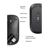UGREEN MU001 (90372) Portable Wireless Mouse - Black — photo 3