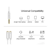 UGREEN AV141 (10789) 3.5mm to 2x3.5mm Audio Cable — photo 2
