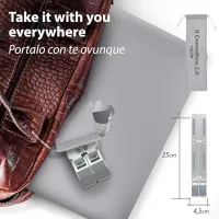 Laptop Stand Aluminum Alloy Adjustable Multi-Angle Kit — photo 4