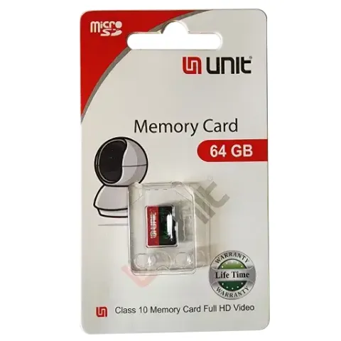 Unit Micro SD Card 64GB High-Speed Memory Card for CC Camera & Devices