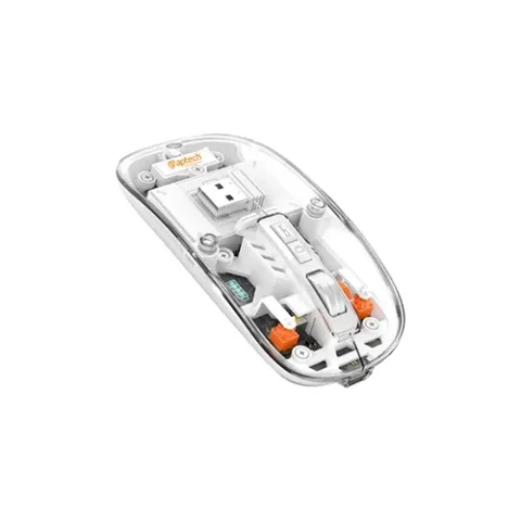 Aptech W68 Wireless/Bluetooth Transparent Rechargeable Mouse
