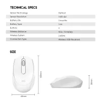 Fantech Go W603 Wireless Black Optical Mouse — photo 3