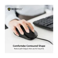 Micropack M-105 Black Optical USB Mouse — photo 2